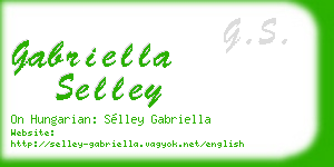 gabriella selley business card